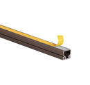 Kabelkanal - 10x10 mm Braun (Holzoptik) - Selbstklebend