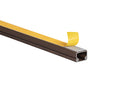 Kabelkanal - 15x10 mm Braun- Selbstklebend & Schraubbar