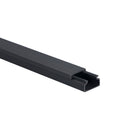 Kabelkanal - 20x10 mm schwarz - Selbstklebend & Schraubbar