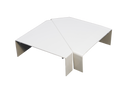 Brüstungskanal - 80x50 mm - Weiß