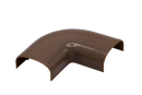 Kabelkanal Rund - 40x20 mm Braun (Holzoptik) - Selbstklebend & Schraubbar