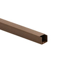 Kabelkanal 20x20 mm braun - Selbstklebend & Schraubbar