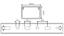 Kabelkanal - 25x16 mm Braun (Holzoptik) - Selbstklebend & Schraubbar