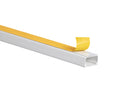Kabelkanal - 25x16 mm Weiß - Selbstklebend & Schraubbar