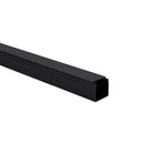Kabelkanal - 25x25 mm Schwarz - Selbstklebend & Schraubbar