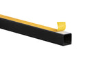 Kabelkanal - 25x25 mm Schwarz - Selbstklebend & Schraubbar