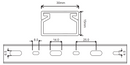 Kabelkanal - 30x15 mm Braun (Holzoptik) - Selbstklebend & Schraubbar