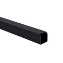Kabelkanal - 30x30 mm Schwarz - Selbstklebend & Schraubbar