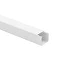 Kabelkanal 30 x 30 mm  Selbstklebend & Schraubbar Weiß (Reinweiß)