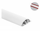 Bodenkanal - 70x20 mm Weiß - Selbstklebend & Schraubbar