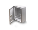 Schaltschrank 250 x 350 x 150 mm Verteilerkasten IP65 ABS Lichtgrau