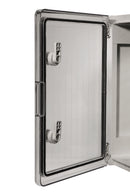 Schaltschrank mit Sichttür 300 x 400 x 170mm IP65 ABS Lichtgrau (Kopie)