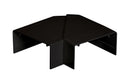 Brüstungskanal 80x50 mm  schwarz