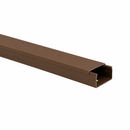 Kabelkanal - 25x16 mm Braun (Holzoptik) - Selbstklebend & Schraubbar