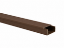 Kabelkanal - 30x15 mm Braun (Holzoptik) - Selbstklebend & Schraubbar