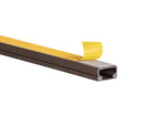 Kabelkanal - 20x10 mm Braun (Holzoptik) - Selbstklebend & Schraubbar