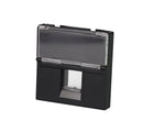 Brüstungskanal 80x50 mm  schwarz