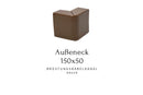 Kabelkanal 150x50 Braun - Außeneck