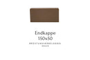 Kabelkanal 150x50 Braun - Endkappe
