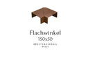 Kabelkanal 150x50 Braun - Flachwinkel