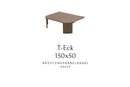 Kabelkanal 150x50 Braun - T-Eck